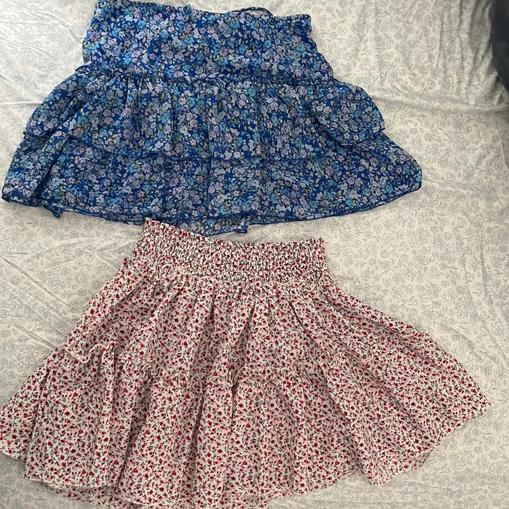 Floral skirts